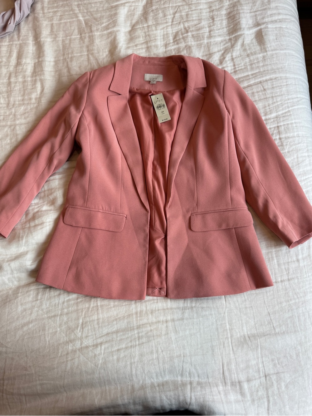 Loft Rose Pink Women's Blazer Jacket 00P